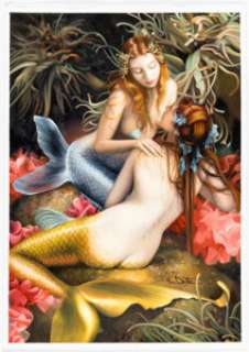 Arantza Sestayo Mermaid Song: Desires of the Deep Pin-Up Painting Original Art (SQP, 2007). | Heritage