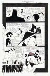 Tim Levins and Terry Beatty Gotham Adventures #32 Story Page 9 Original Art (DC, 2001).