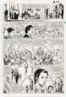 Ron Frenz and Tom Palmer Star Wars #74 Story Page 10 Original Art (Marvel, 1983). | Heritage