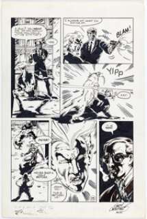 Sandy Carruthers Men in Black #1 Story Page 15 Original Art (Malibu/Aircel, 1991). | Heritage