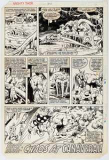 Keith Pollard and Pablo Marcos Thor #316 Story Page 22 Original Art (Marvel, 1982). | Heritage