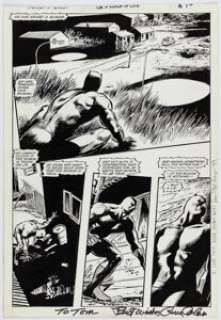 Gene Colan and Tom Palmer Marvel Comics Presents #13 Black Panther Story Page 4 Original Art (Marvel, 1989). | Heritage