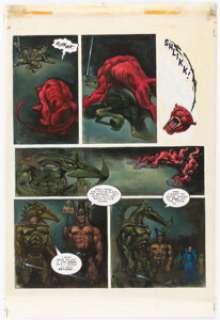 Carl Critchlow 2000 AD #724 Nemesis the Warlock Story Page Original Art (Fleetway Publications, 1991).