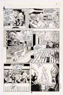 Don Lomax American Flagg #24 Story Page 5 Original Art (First, 1985). | Heritage