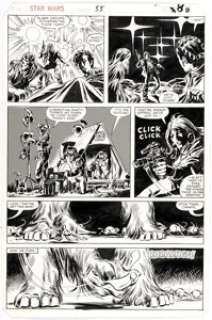 Walt Simonson and Tom Palmer Star Wars #55 Story Page 7 Original Art (Marvel, 1982). | Heritage