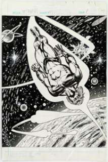 Al Milgrom and Klaus Janson Captain Marvel #39 Splash Page 1 Original Art (Marvel, 1975). | Heritage