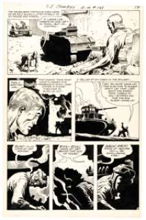 Russ Heath G.I. Combat #129 Haunted Tank Story Page 10 Original Art (DC, 1968). | Heritage