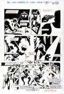 Steve Rude Nexus: The Newspaper Strips TPB #1 "The Coming of Gourmando" Merk Story Page 29 Original Art (Dark Horse, 2021). | Heritage