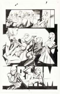 Greg Tocchini Captain America and the Secret Avengers #1 Story Page 19 Original Art (Marvel, 2011).