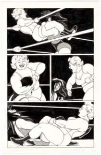 Jaime Hernandez The Complete Love & Rockets #16 Whoa, Nellie! Story Page 48 Original Art (Fantagraphics, 2000). | Heritage