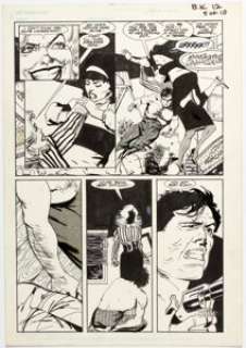 Howard Chaykin Black Kiss #12 Story Page 5 Original Art (Vortex, 1989). | Heritage