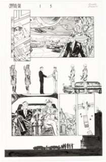 Jim Lee and Richard Bennett Grifter / Shi #1 Story Page 5 Original Art (Image, 1996). | Heritage