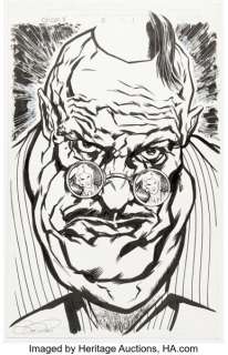 Lewis LaRosa and Scott Koblish Citizen V and the V-Battalion: The Everlasting #2 Shadow King Splash Page 1 Original Art (Marvel, 2002).