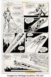 Irv Novick and Frank McLaughlin The Flash #255 Story Page 9 Original Art (DC, 1977). | Heritage