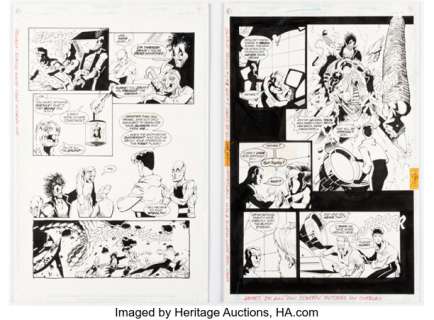 Arnie Jorgensen and James Pascoe L.E.G.I.O.N. ’94 #65 Lobo Story Pages Original Art Group of 6 (DC, 1994). (Total: 6 Original Art) | Heritage