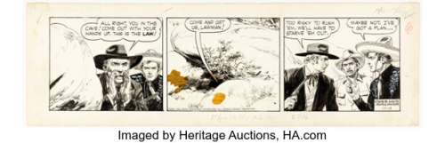 Jose Luis Salinas Cisco Kid Daily Comic Strip Original Art dated 10-13-52 (King Features Syndicate, 1952). | Heritage