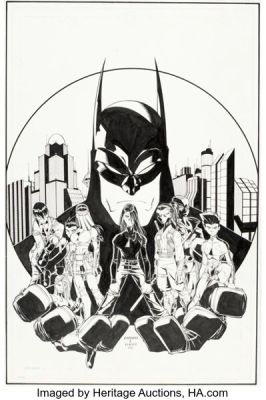 Carlo Barberi and Juan Vlasco Batman: Orphans #1 Cover Original Art (DC, 2011).