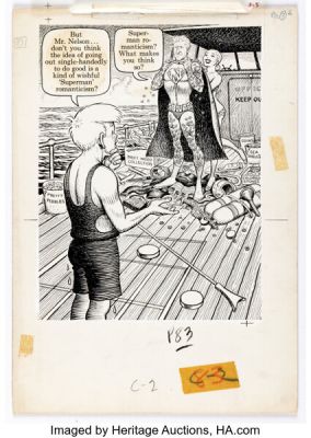 Harvey Kurtzman and Bill Elder HELP! V2 #2 Splash Page Original Art (Warren, 1962). | Heritage