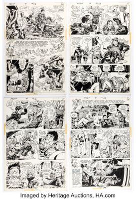 Frank Robbins and Sergio Aragonés PLOP! #4 Complete 7-Page Story Original Art (DC, 1974). (Total: 7 Original Art) | Heritage