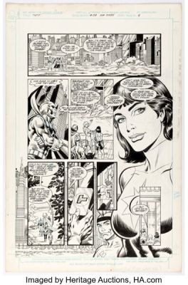 Eduardo Barreto and Romeo Tanghal The New Teen Titans #38 Story Page 4 Original Art (DC, 1987). | Heritage