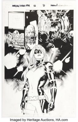 Stuart Immonen and Wade von Grawbadger Amazing Spider-Man #26 Mockingbird Story Page 20 Original Art (Marvel, 2017).