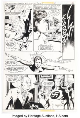 Don Newton and Kurt Schaffenberger World’s Finest #258 Captain Marvel Jr. Story Page 9 Original Art (DC, 1979) | Heritage