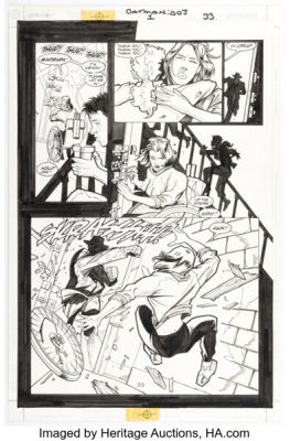 Dean Zachary, Robert Campanella, and Sal Buscema Batman: Day of Judgment #1 Oracle Story Page 33 Original Art (DC, 1999).