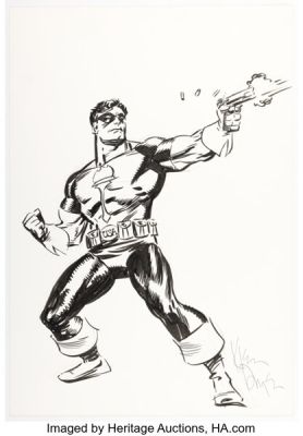 Kieron Dwyer - Torch of Liberty Illustration Original Art (1994). | Heritage