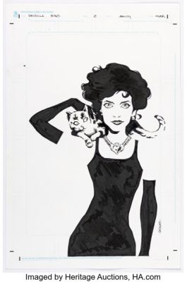 Georges Jeanty "Drusilla: Run and Catch #2" Unpublished Cover Original Art (2012). | Heritage