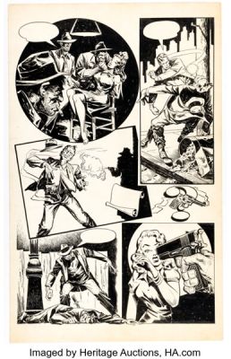 Warren Kremer - The Saint Sample Story Page Original Art (c. 1940s-50s). | Heritage