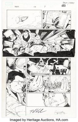 Khoi Pham and Paul Neary Incredible Hercules #113 Wonder Man Story Page 7 Original Art (Marvel, 2008).