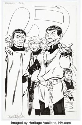 John Byrne Star Trek: Alien Spotlight: Romulans #1 Splash Page 1 Original Art (IDW, 2008). | Heritage