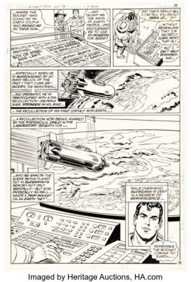 Curt Swan and Frank Chiaramonte Action Comics #500 Story Page 18 Original Art (DC, 1979). | Heritage