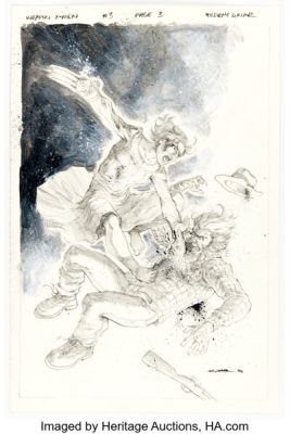 Yildiray Çinar Weapon X-Men #3 Jane Howlett Origin Splash Page 3 Original Art (Marvel, 2024).