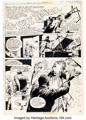 Noly Panaligan Ghosts #58 "The Split Specter" Complete 5-Page Story Original Art (DC, 1977). (Total: 5 Original Art) | Heritage