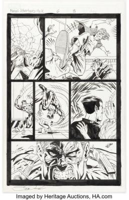 Mario Gully and Scott Koblish Marvel Adventures Hulk #6 Story Page 8 Original Art (Marvel, 2008).