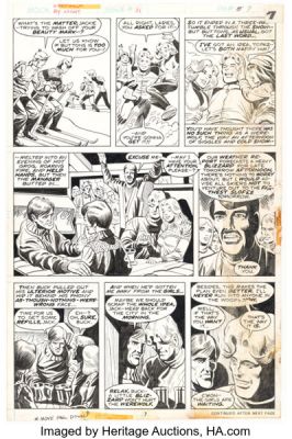 Don Perlin Werewolf by Night #31 Story Page 5 Original Art (Marvel, 1975). | Heritage
