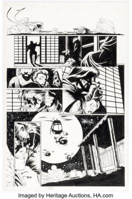 Joe Quesada and Jimmy Palmiotti Ninjak #3 Story Page 21 Original Art (Valiant, 1994). | Heritage