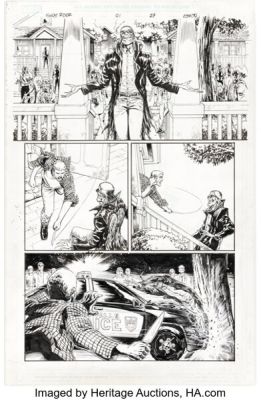 Cory Smith Ghost Rider #1 Story Page Original Art (Marvel, 2022).