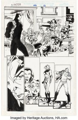 James Fry and Scott Koblish X-Factor #149 Final Issue Story Page 12 Original Art (Marvel, 1998).