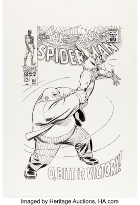 Mike Esposito The Amazing Spider-Man #60 Cover Re-Creation Illustration Original Art (2006). | Heritage