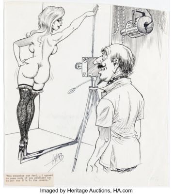 Bill Ward - Adult Single Panel Gag Cartoon Illustration Original Art (c. 1970s). | Heritage