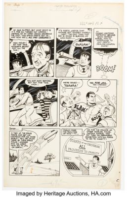 Kurt Schaffenberger Whiz Comics #137 Captain Marvel Story Page 7 Original Art (Fawcett, 1951). | Heritage