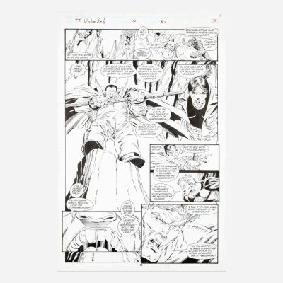 Lot 187 - Herb Trimpe and Steve Montano, Fantastic Four Unlimited #4 Story Page 30 Original Art (Marvel Comics, 1993) | Landry Pop Auctions