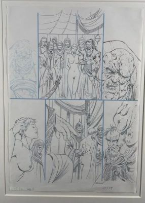 Xavier Philippe... | Lot 4 - XAVIER Philippe (1969) - Illustration tirée de "Croisade",... | misc / divers