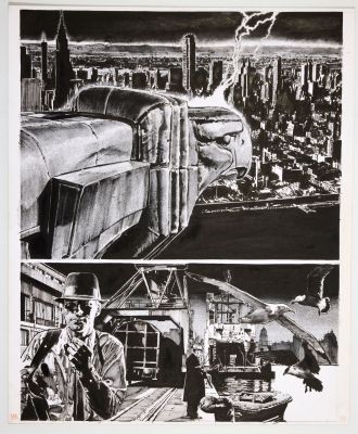 Claeys - Lame Damnée,... | Lot 92 - CLAEYS - Lame Damnée, Luger et Paix II, planche n°89... | Tessier Sarrou