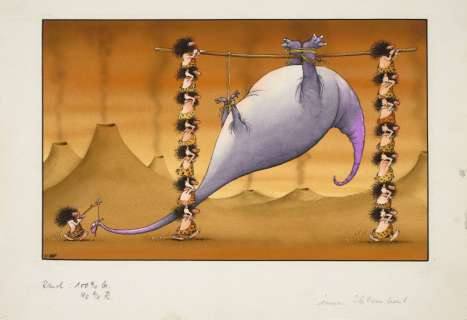 Jean-Jacques Loup 1936-2015 - La Chasse au brontosaure