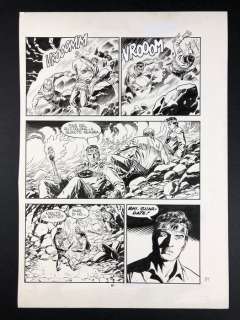 Tex - Fabio Civitelli - Tavola originale di "Abissi" - Page volante - (1989) | Catawiki