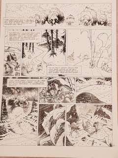 Crisse - Planche originale - L’Épée de cristal | Catawiki