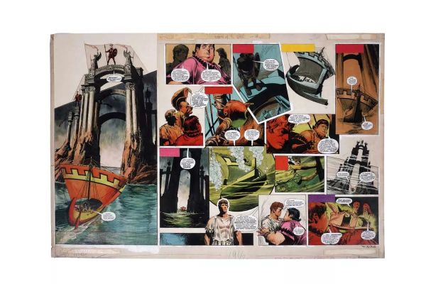 Lot 430 - Original artwork for Wrath of the Gods by J. M. Burns | misc / divers
